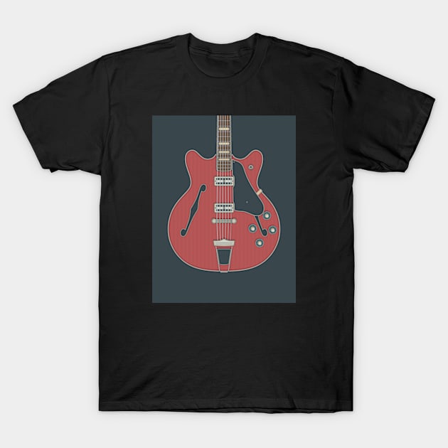 Modern Koronado Guitar T-Shirt by milhad